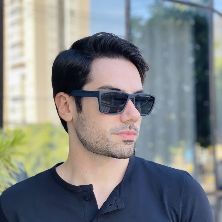safine com br oculos de sol masculino retangular azul andre 1