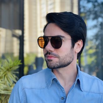 safine com br oculos 2 em 1 clip on masculino aviador marrom alisson 7