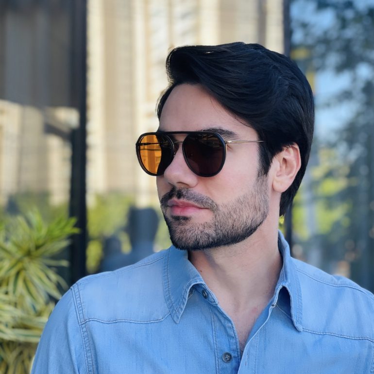 safine com br oculos 2 em 1 clip on masculino aviador marrom alisson 7