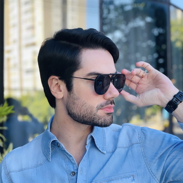 safine com br oculos 2 em 1 clip on masculino aviador preto alisson 10