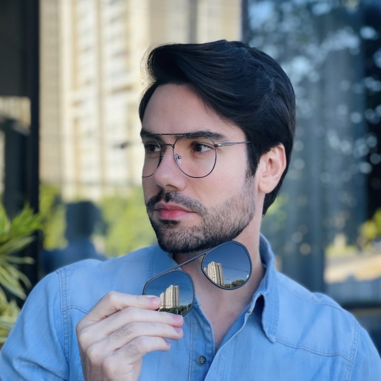 safine com br oculos 2 em 1 clip on masculino aviador preto e grafite alisson 1