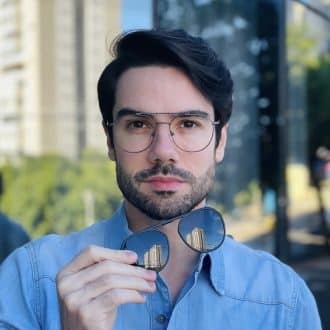 safine com br oculos 2 em 1 clip on masculino aviador preto e grafite alisson