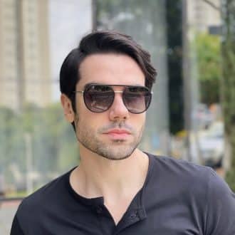 safine com br oculos 2 em 1 clip on masculino aviador preto e prata alisson 6