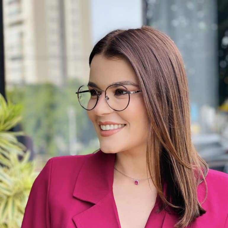 safine com br oculos de grau feminino redondo marrom gabriela 2
