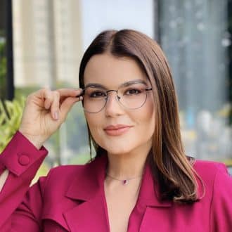 safine com br oculos de grau feminino redondo prata gabriela 3