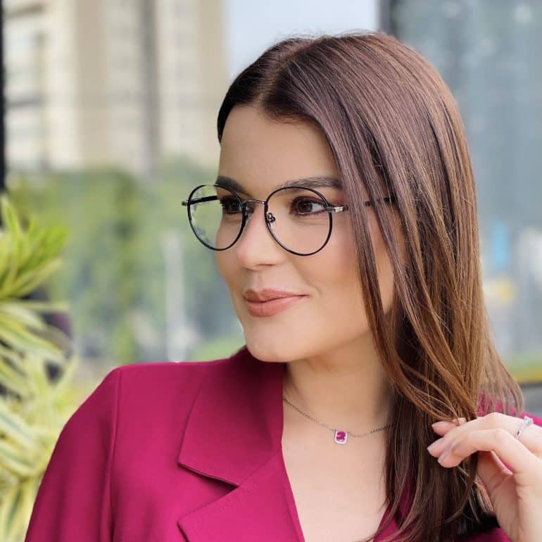 safine com br oculos de grau feminino redondo preto gabriela 1