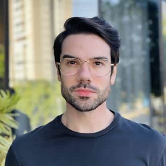 safine com br oculos de grau masculino hexagonal dourado davi 2 0