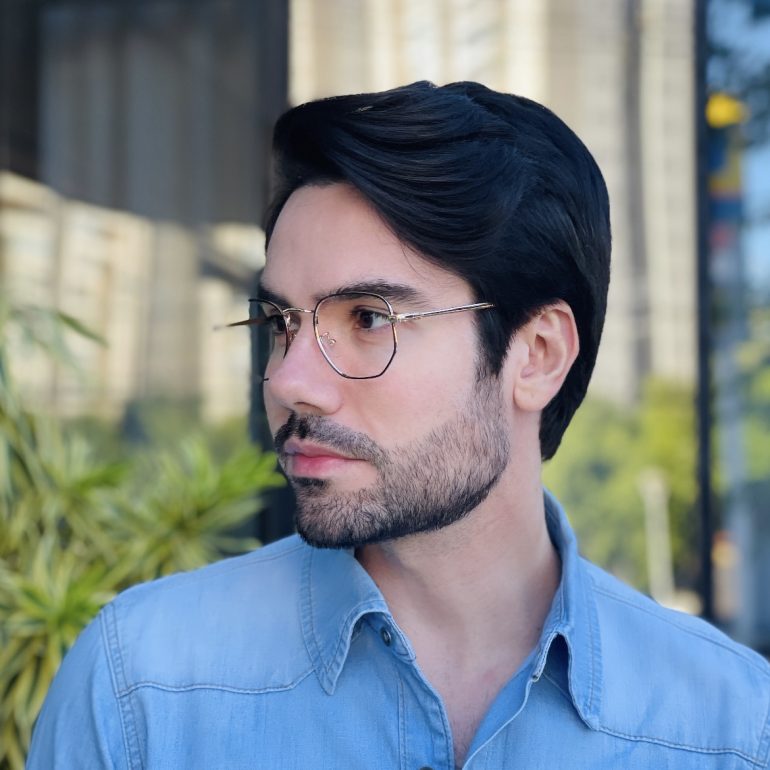 safine com br oculos de grau masculino hexagonal preto e dourado davi 2 0 3
