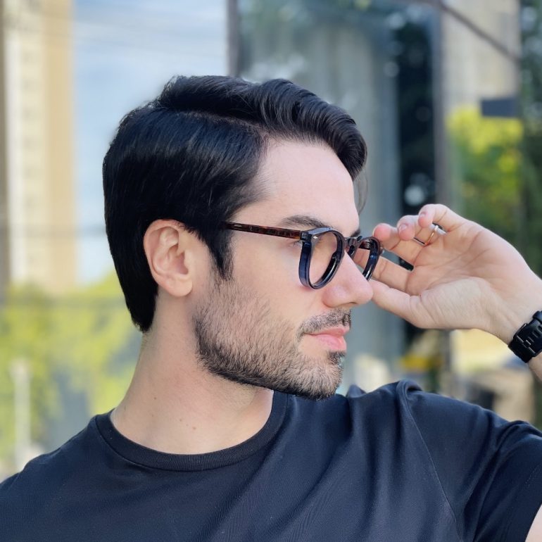 safine com br oculos de grau masculino redondo azul marlon 2 0 2