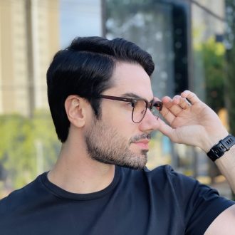 safine com br oculos de grau masculino redondo marrom club 2 0 2