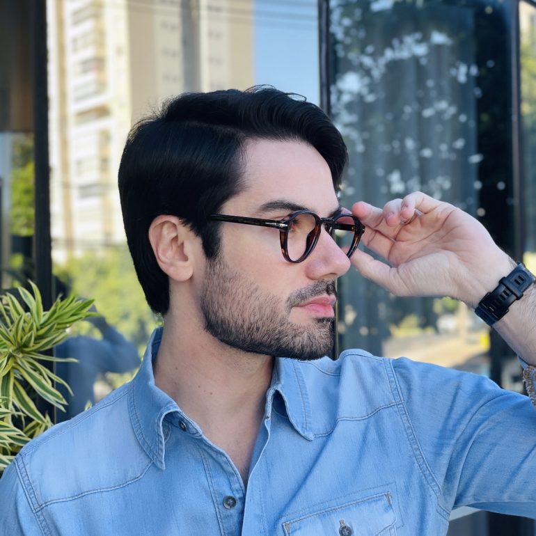 safine com br oculos de grau masculino redondo tartaruga harry 2 0 2