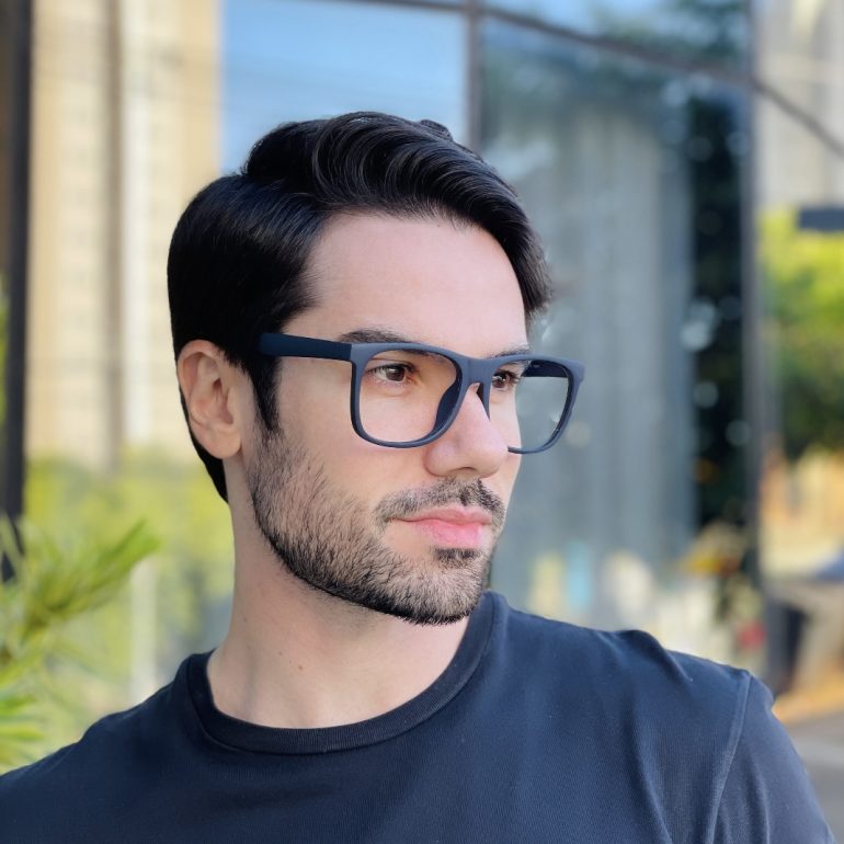 safine com br oculos de grau quadrado azul caio 2 0 1