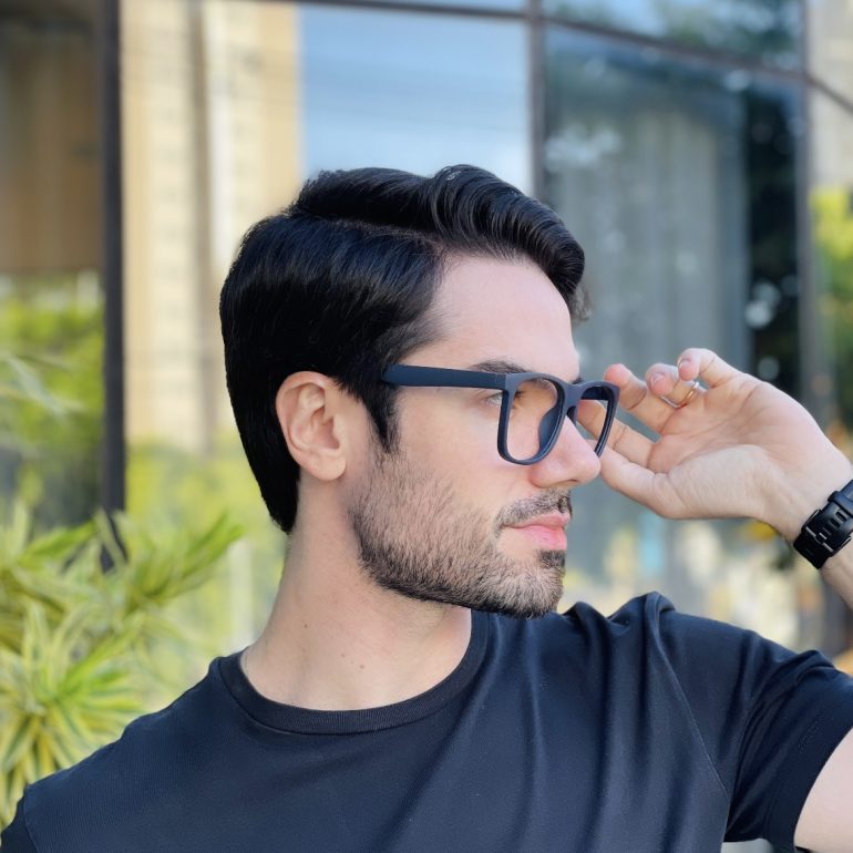 safine com br oculos de grau quadrado azul caio 2 0 2