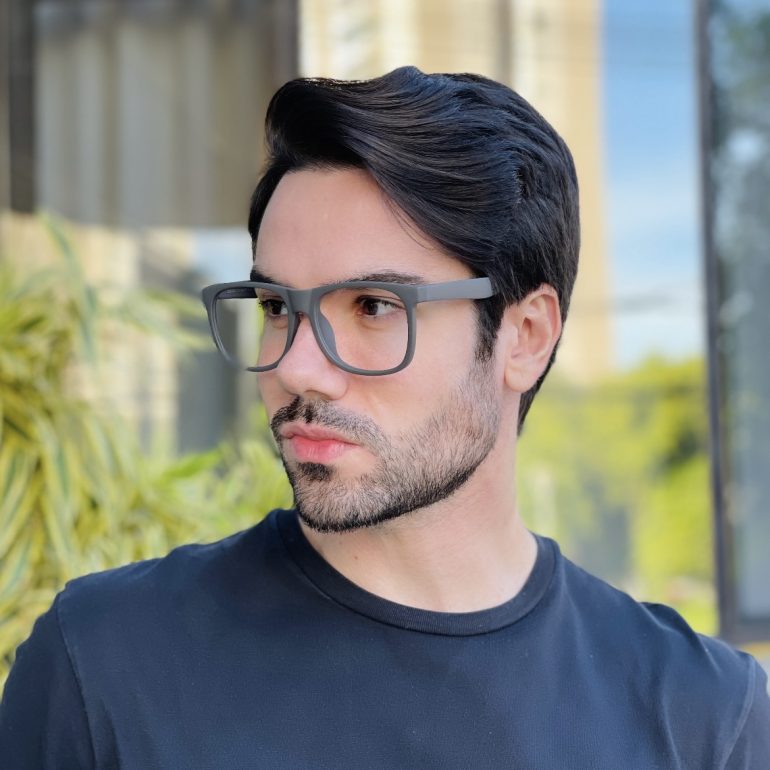 safine com br oculos de grau quadrado cinza caio 2 0 3