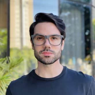 safine com br oculos de grau quadrado cinza caio 2 0