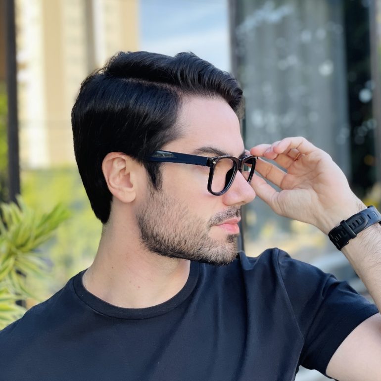 safine com br oculos de grau quadrado preto silas 2 0 2