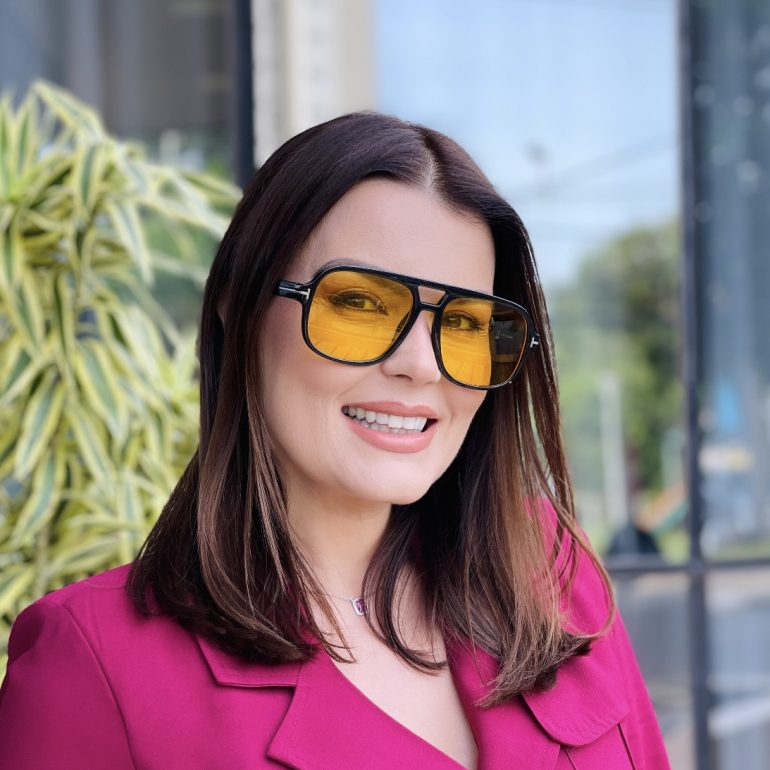 safine com br oculos de sol feminino aviador amarelo antonella 1