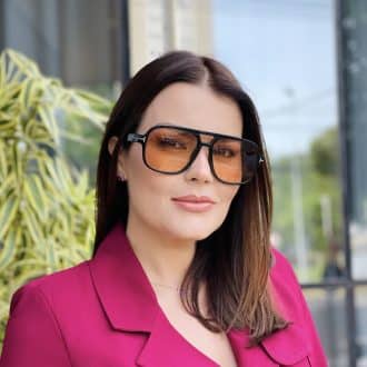 safine com br oculos de sol feminino aviador marrom antonella 1