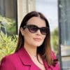 safine com br oculos de sol feminino oval preto maiza