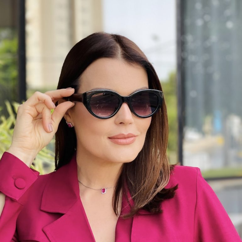 safine com br oculos de sol feminino oval preto maiza 2