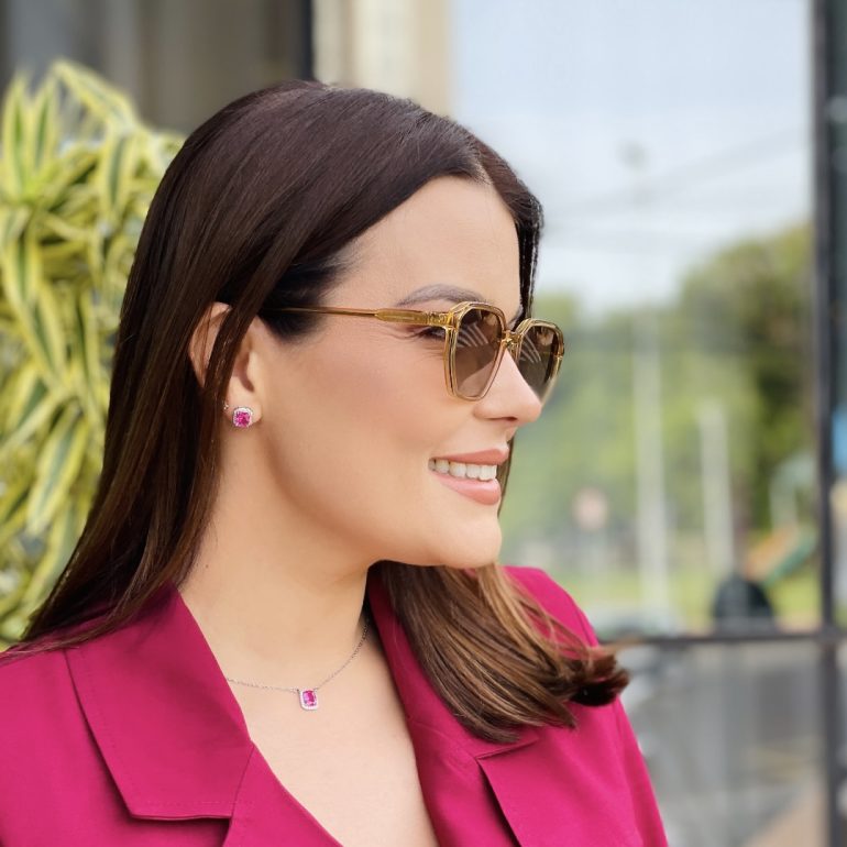 safine com br oculos de sol feminino quadrado champanhe mayla 1