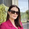 safine com br oculos de sol feminino quadrado marrom liz