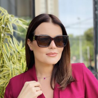 safine com br oculos de sol feminino quadrado marrom liz 2