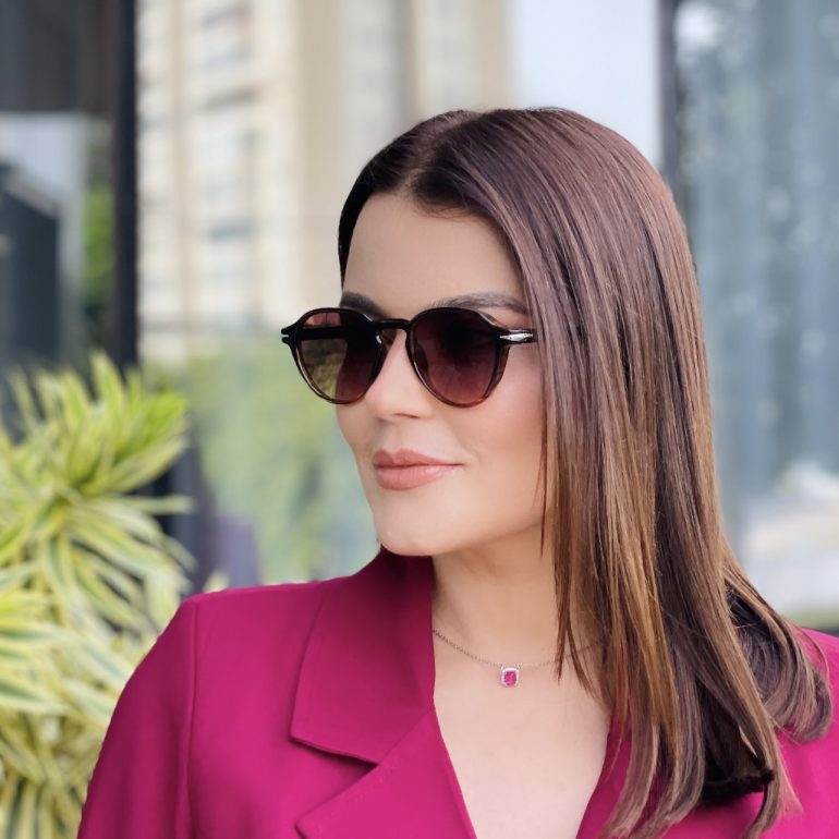 safine com br oculos de sol feminino redondo marrom charlotte 1