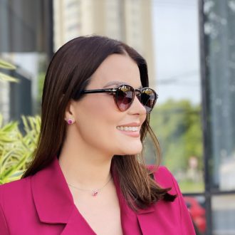 safine com br oculos de sol feminino redondo marrom charlotte 2