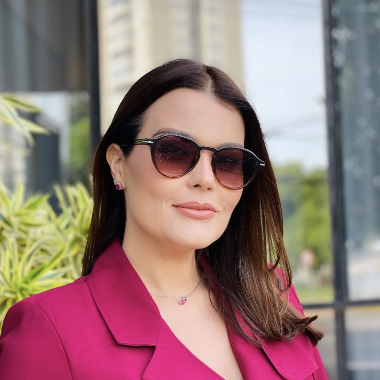 safine com br oculos de sol feminino redondo marrom charlotte 3