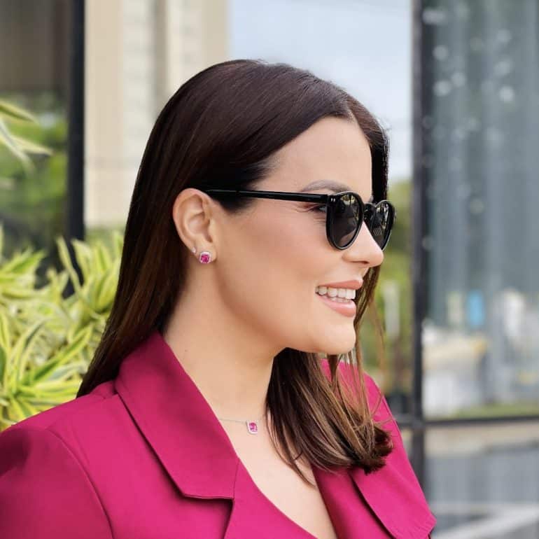 safine com br oculos de sol feminino redondo preto carolina 2