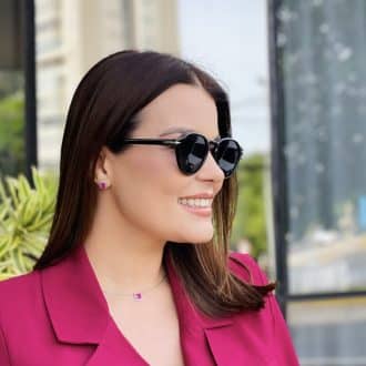 safine com br oculos de sol feminino redondo preto charlotte 5