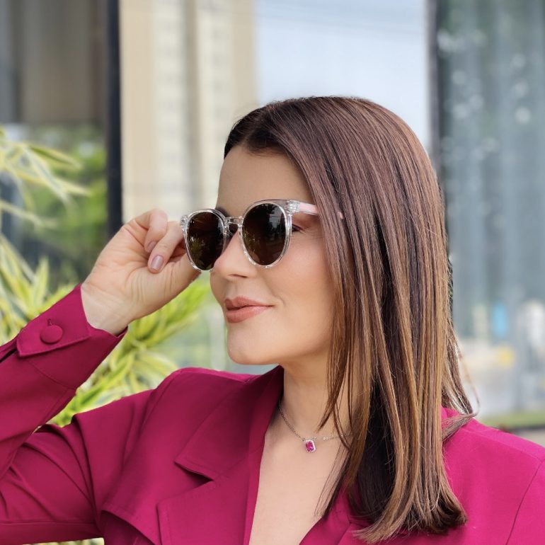 safine com br oculos de sol feminino redondo transparente isabel 1