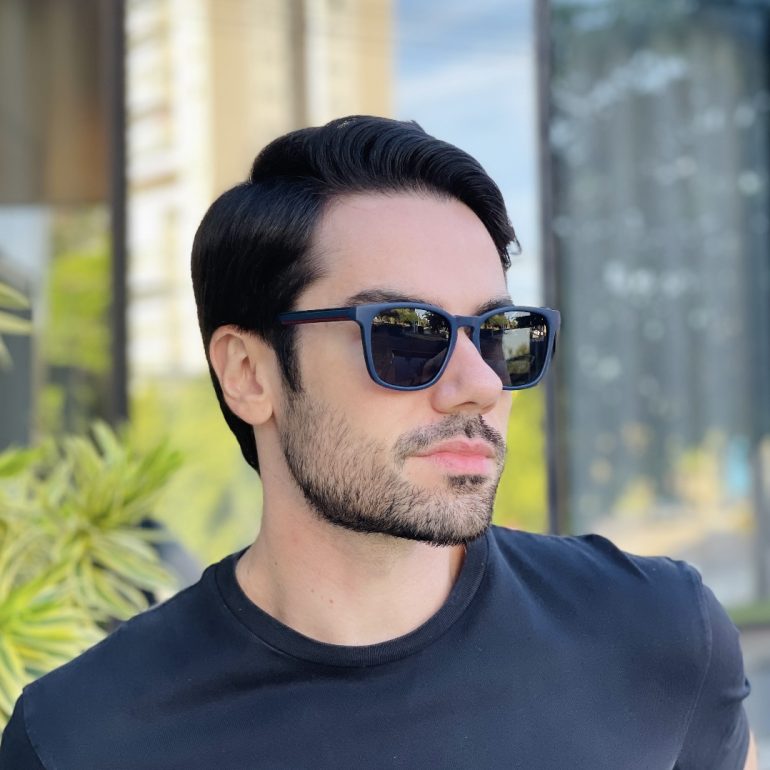 safine com br oculos de sol masculino quadrado azul bruno 1
