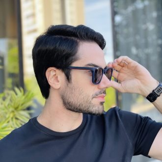 safine com br oculos de sol masculino quadrado azul bruno 2