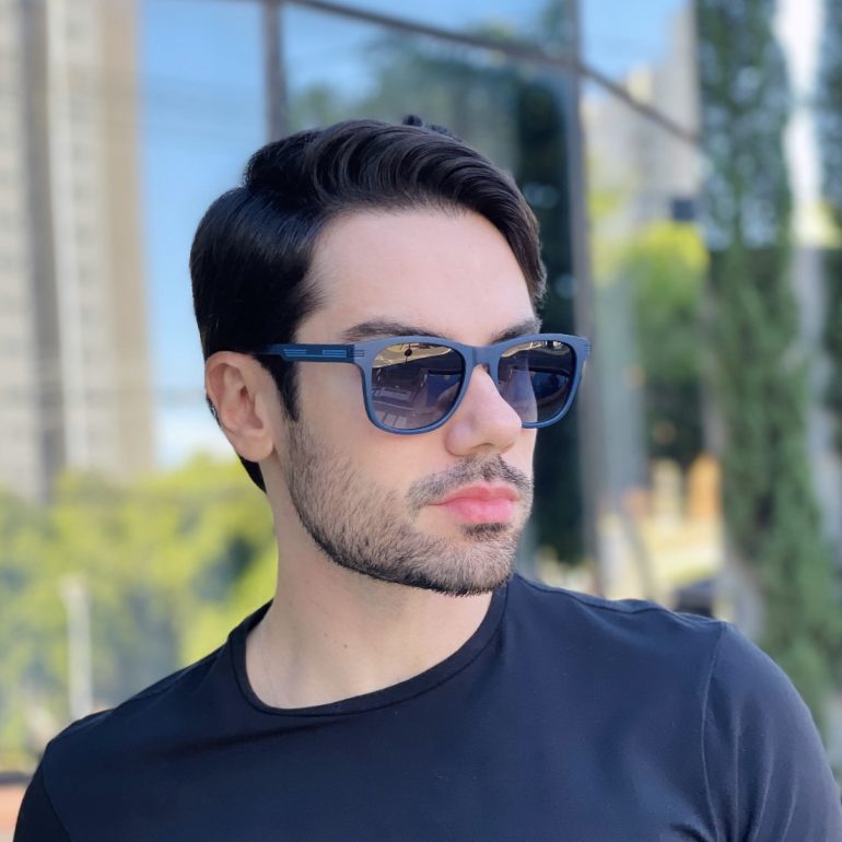 safine com br oculos de sol masculino quadrado azul yan 3