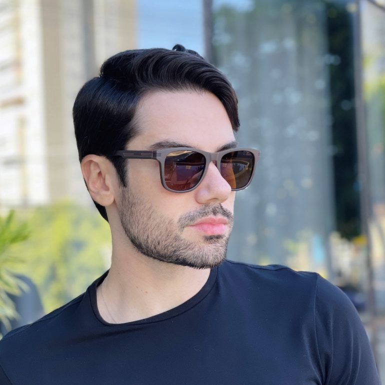 safine com br oculos de sol masculino quadrado marrom yan 1