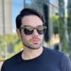 safine com br oculos de sol masculino quadrado preto degrade yan