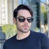 safine com br oculos de sol masculino quadrado preto levi