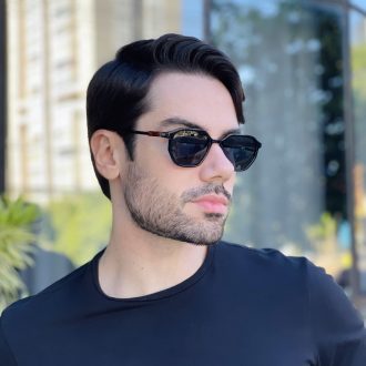 safine com br oculos de sol masculino quadrado preto levi 3