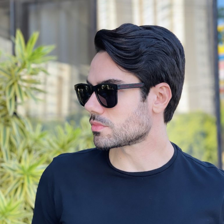 safine com br oculos de sol masculino quadrado preto yan 3