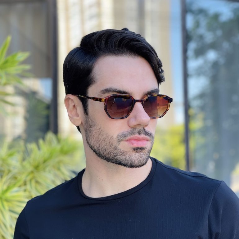 safine com br oculos de sol masculino quadrado tartaruga levi 3
