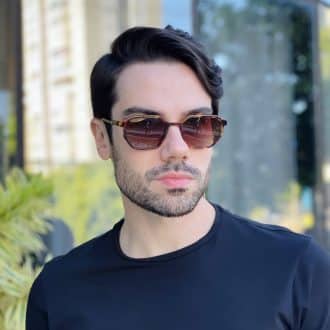 safine com br oculos de sol masculino quadrado tartaruga levi