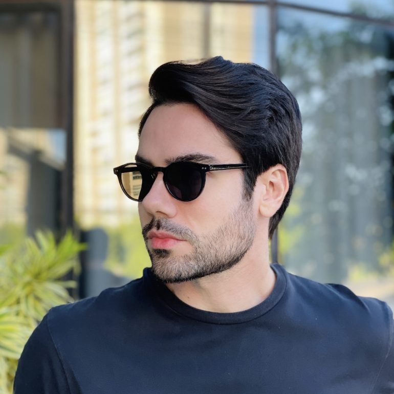 safine com br oculos de sol masculino redondo preto eduardo 3