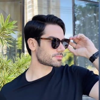safine com br oculos de sol masculino redondo tartaruga felipe 5