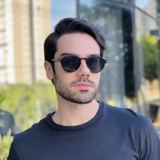 safine com br oculos de sol masculino redondo tartaruga harry
