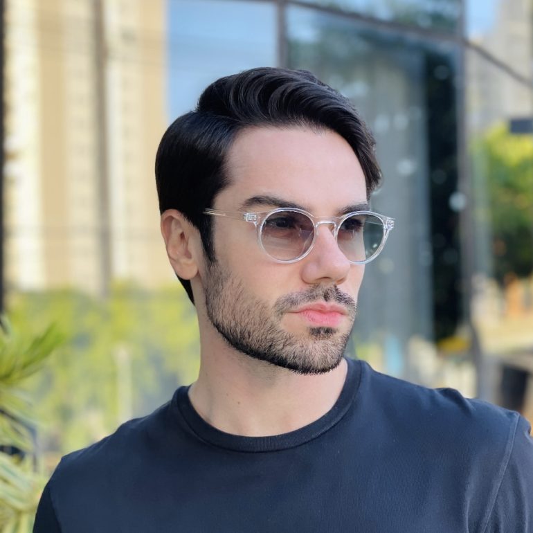 safine com br oculos de sol masculino redondo transparente eduardo 1