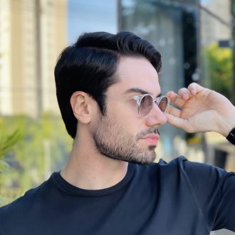 safine com br oculos de sol masculino redondo transparente eduardo 2