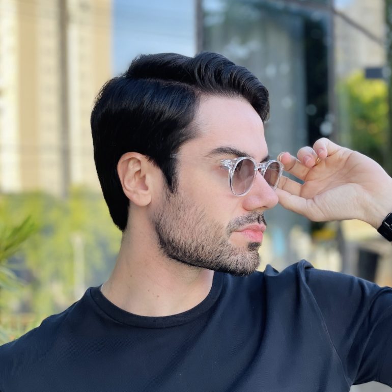 safine com br oculos de sol masculino redondo transparente eduardo 2
