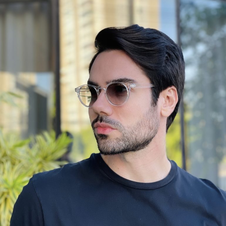 safine com br oculos de sol masculino redondo transparente eduardo 3